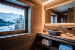 Salle de Bain de Chalet : 110 Idées pour Votre Aménagement