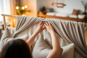 Fabriquer une Tête de Lit en Tissus : Déhoussable et Facilement