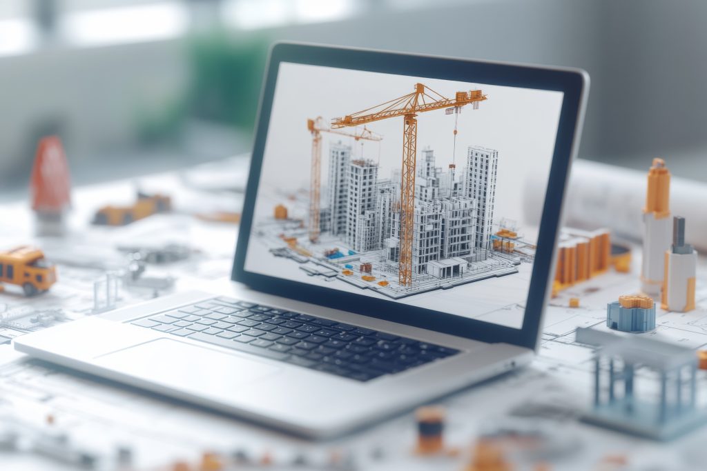 plan de construction sur ordinateur