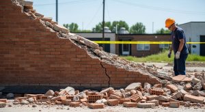 Effondrement de mur : réparation et assurance